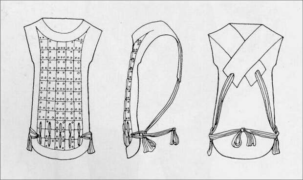 Латный нагрудник. Источник: Ancient Chinese Armour. — Shanghai, 1996. — Р. 24
