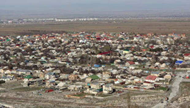 Вид на город Бишкек. архивное фото