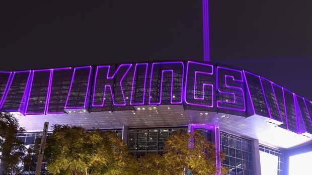 The Beam over the Sacramento Kings arena