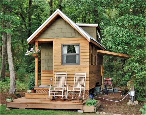 Как уместить всё необходимое в крошечном дачном домике? Вот несколько проверенных идей