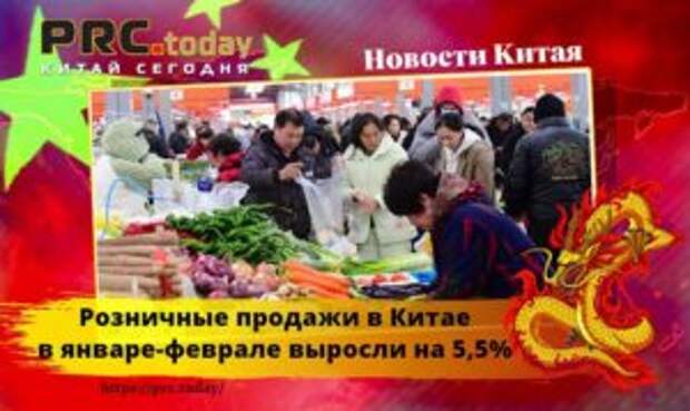 Розничные продажи в Китае