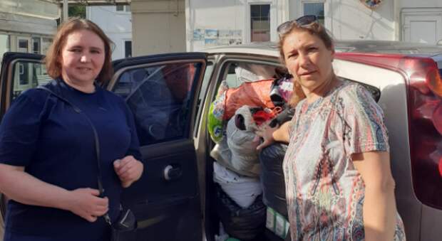 Волонтеры из Куркина передали благотворительную помощь многодетным семьям из Тверской области