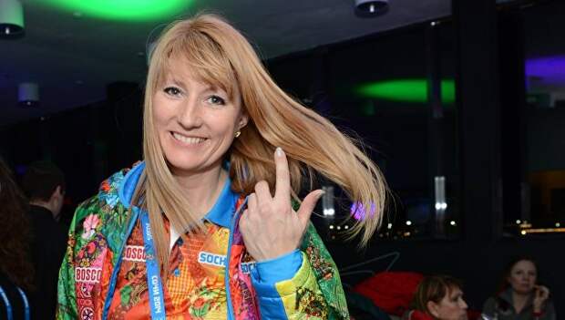 Олимпийская чемпионка Светлана Журова Олимпийская чемпионка Светлана Журова