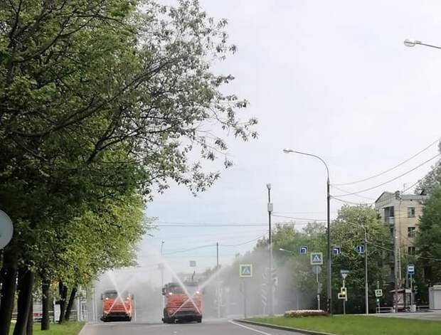 дезинфекция в районе. Фото: управа alt