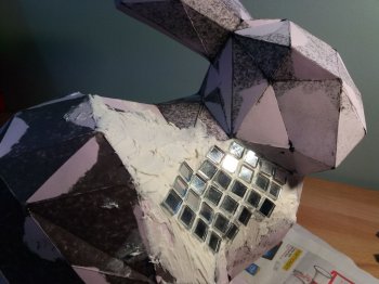 Садовый зеркальный заяц своими руками