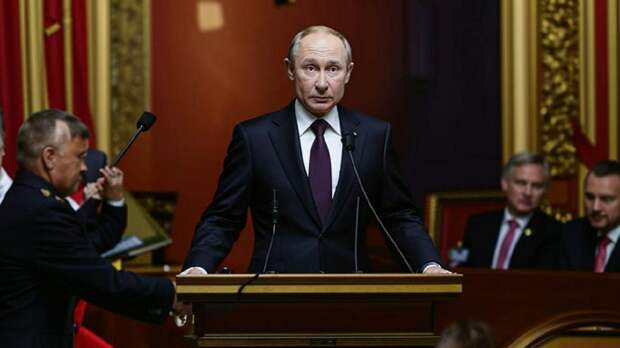 Владимир Путин / Изображение сгенерировано с помощью нейросети Kandinsky by Sber AI / amic.ru