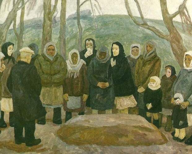 Усопших следовало выносить из избы и нести до кладбища вперед ногами./ Фото: https://sun9-79.userapi.com/