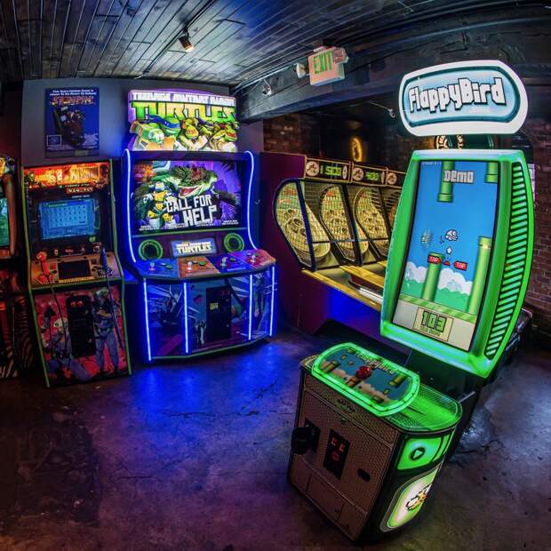 The 1Up Arcade Bar