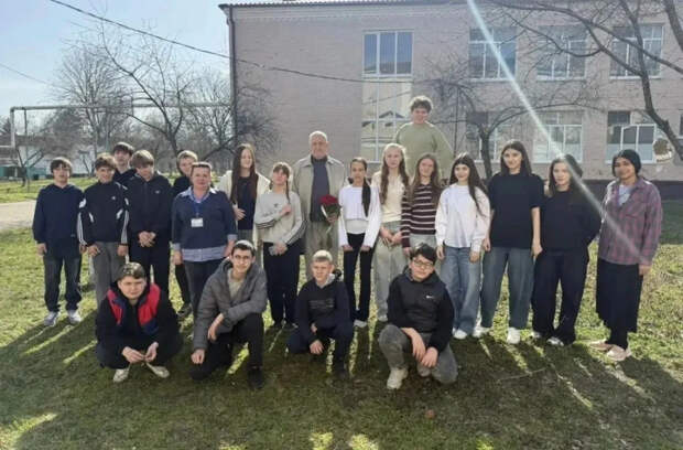 Уроки мужества в школе №1 станицы Гиагинской