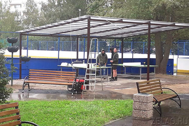 «Порча имущества» на спортплощадке в 12-м микрорайоне на самом деле – защита от вандалов
