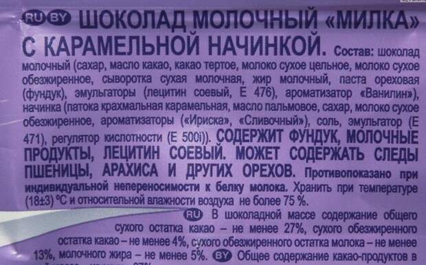 Перед покупкой обязательно изучайте этикетку / Фото: irecommend.ru