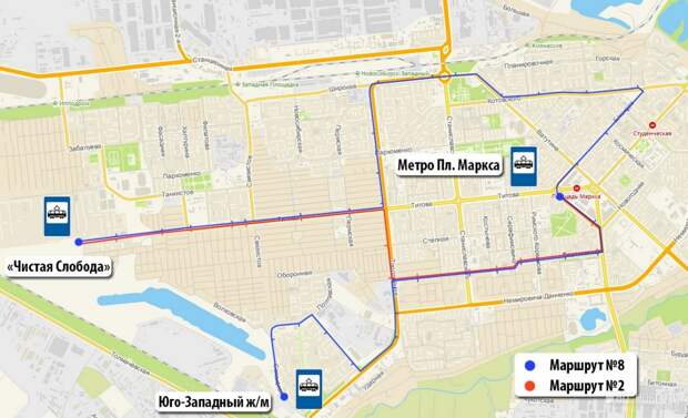 Новосибирск чистая слобода карта