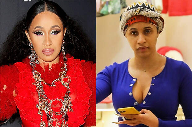 Карди Би "замаскировалась", чтобы спокойно походить по магазинам. Но ее все равно узнали