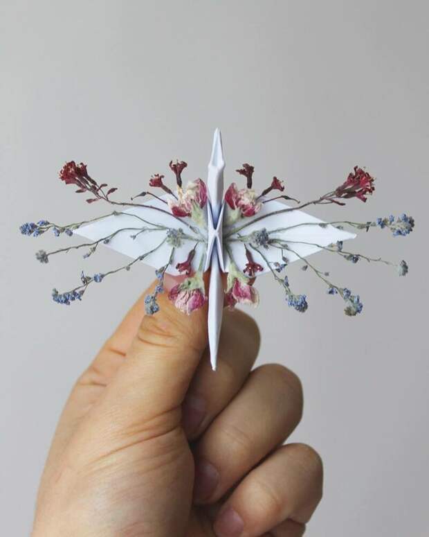 Австралиец сделал 1000 невероятно красивых бумажных журавликов, которые поражают своей утончённостью журавлики, красота, очумелые ручки, ручная работа, своими руками, талант