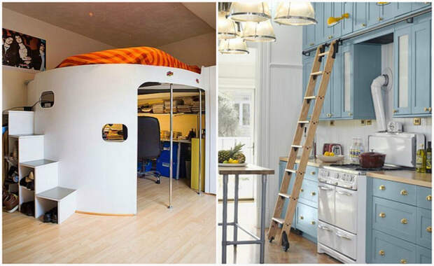Все плюсы высоких потолков: 20 стильных примеров функционального оформления квартиры