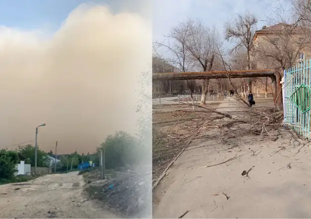 Пыльная буря и ураганный ветер обрушатся на Астраханскую область в ближайшие дни