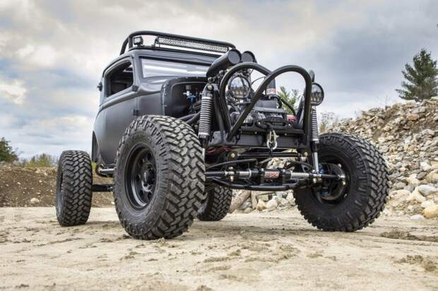 Хот-род Dodge Coupe 1932 для улиц и бездорожья в стиле Безумного Макса dodge, авто, автомобили, внедорожник, кастом, кастомайзинг, самоделка, хот-род