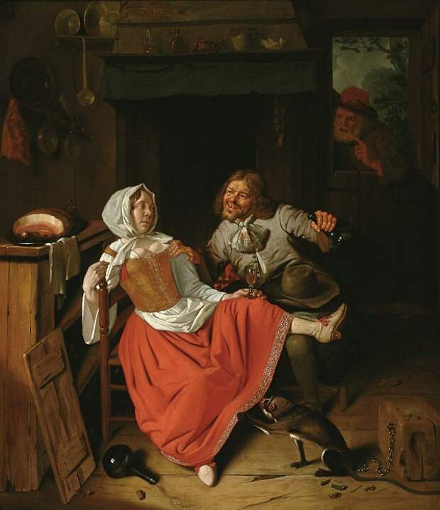 Признание в любви (Буйный повар). Питер Герриц ван Роэстратен, ок. 1665-1670 гг. | Фото: philologist.livejournal.com. Признание в любви (Буйный повар). Питер Герриц ван Роэстратен, ок. 1665-1670 гг. | Фото: philologist.livejournal.com.
