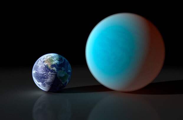 Земля и 'алмазная планета' 55 Cancri Е