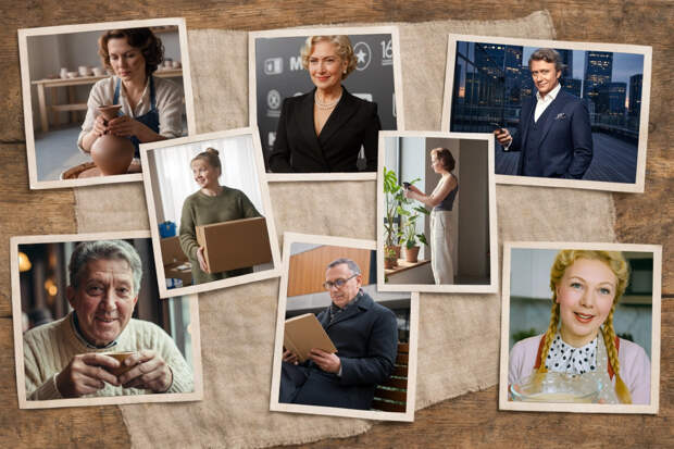 ИИ показал любимых артистов в XXI веке: От Никулина и Папанова до Гундаревой и Полищук