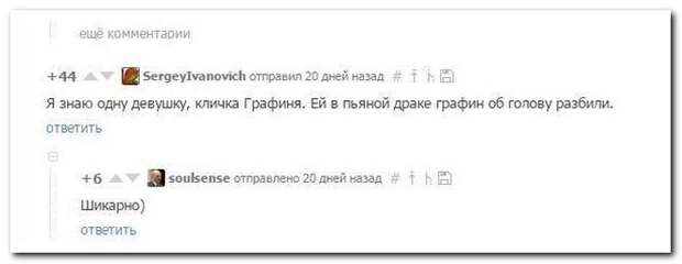 Лучшие комментарии прошедшей недели