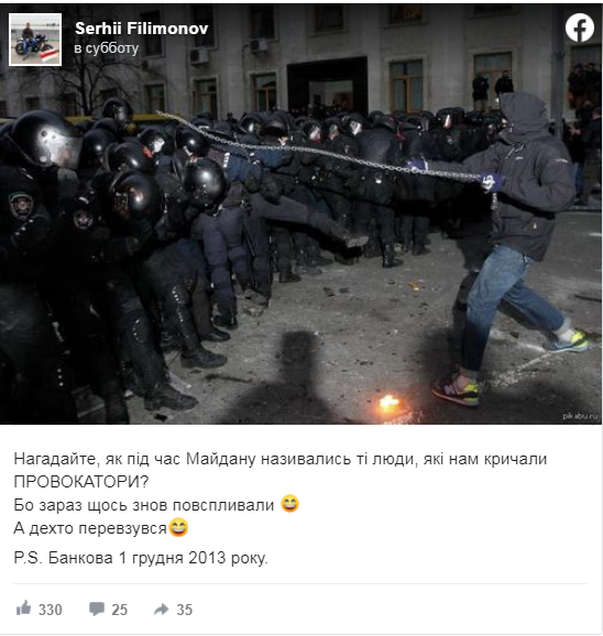 Маляр с цепью. О тех, кто атаковал Офис президента Украины
