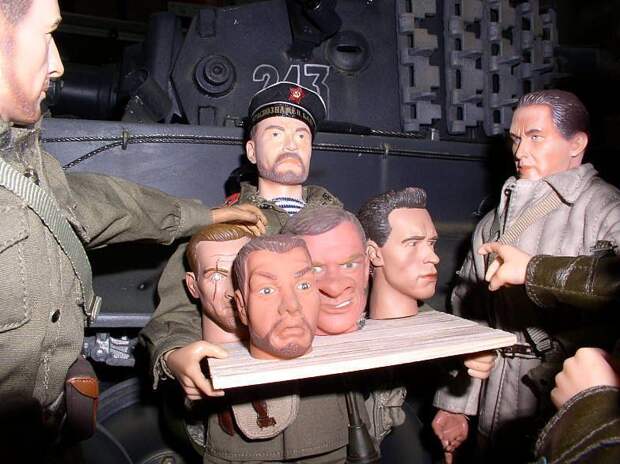 куклы, миниатюра, терминатор