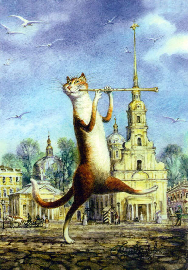 Сказочные питерские коты