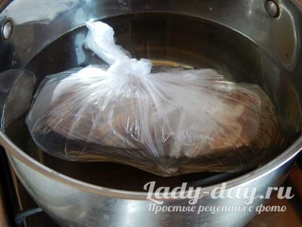 Как вкусно сварить сало в пакете, в домашних условиях