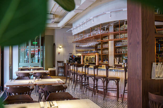 Интерьер ресторана Brasserie 2.0 select