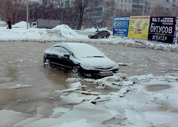 Страшный сон россиянина - весна весна, дороги, россия