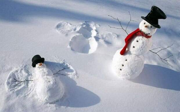 Снеговики, снеговички и снеговищи