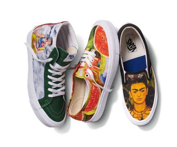 Vans запускает коллекцию обуви, вдохновленную Фридой Кало и ее знаменитыми картинами