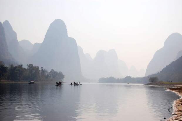 Красивые пейзажи Гуйлинь (Guilin)