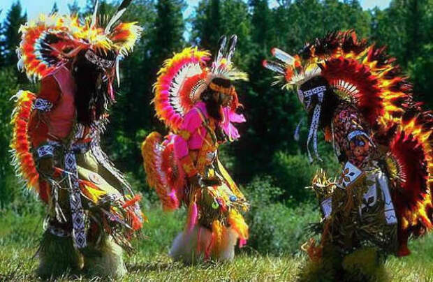 Танцы индейских племен
