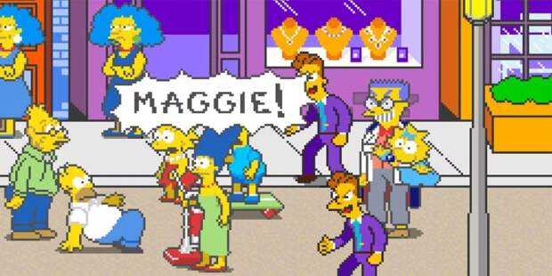 The Simpsons Arcade Game