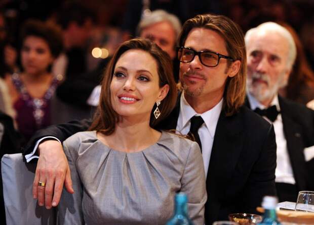 Angelina Jolie filed for divorce from Brad Pitt in September after two years of marriage, ending a relationship that began in 2005. REUTERS/Andreas Rentz/Pool