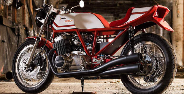 Идеальная реплика легендарного итальянского байка Bimota HB1