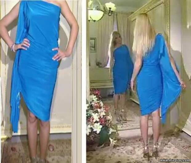 Шьем модное платье за 10 минут