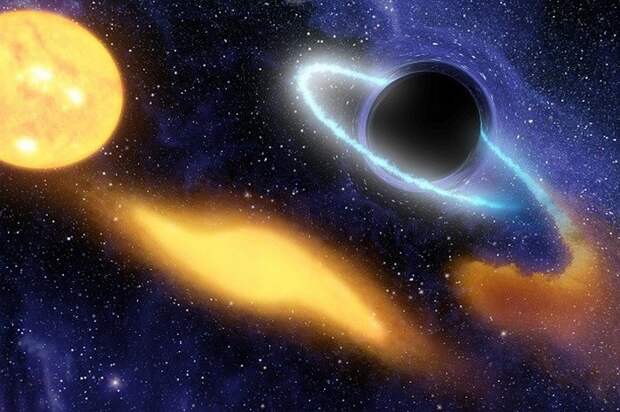 Черная дыра весом до 5000 Солнц