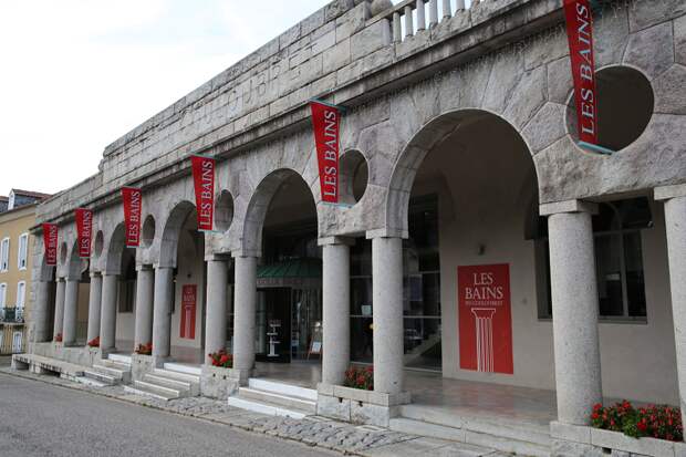 The city of Ax-les-Thermes