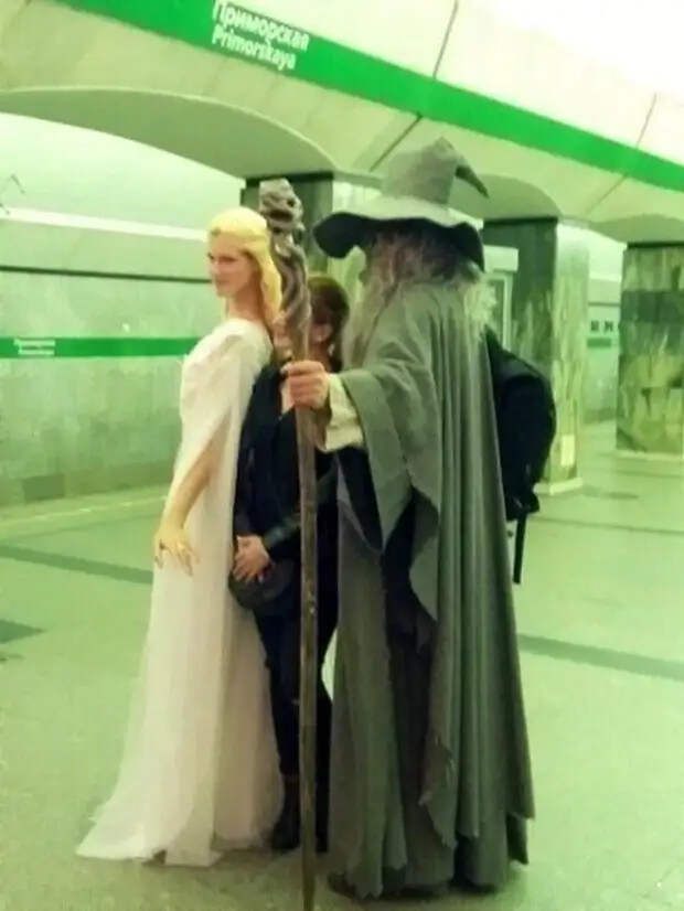 Странные и необычные пассажиры в метро