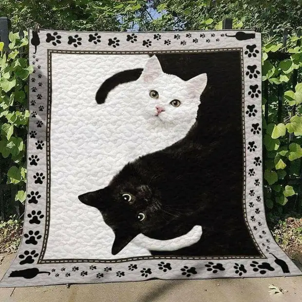 Приветствую всех сумасшедших кошатниц! Вы ищете идеальное одеяло с изображением кота, которое можно сделать для себя или своих друзей, любящих кошечек?-15-6