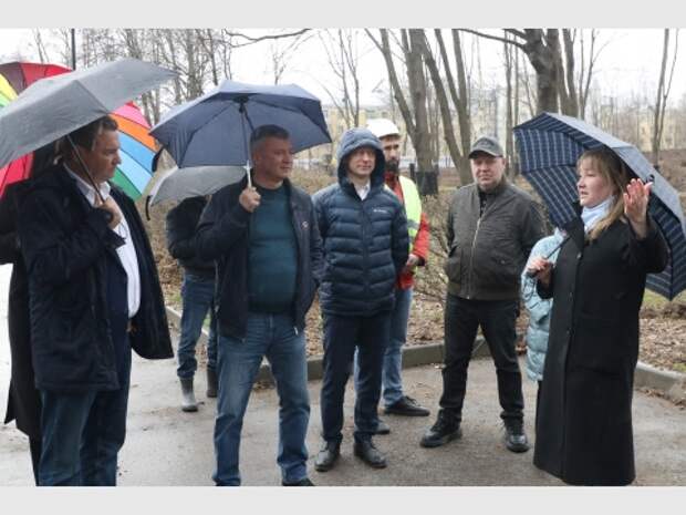 Депутаты Рязанской городской Думы проверили ход работ по благоустройству ЦПКиО