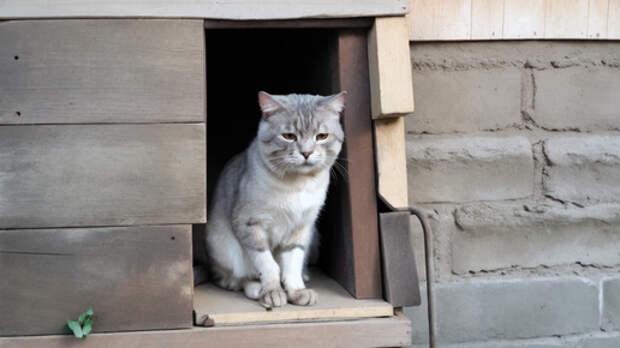 Дедушка-кот