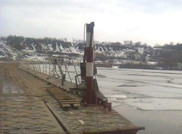 В Спасском районе Рязанской области закрыто движение по понтонному мосту