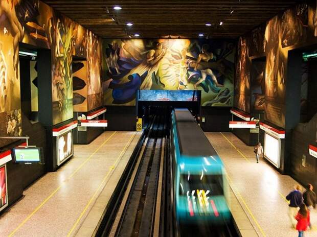 MetroStations61 17 самых волшебных станций метро со всего мира