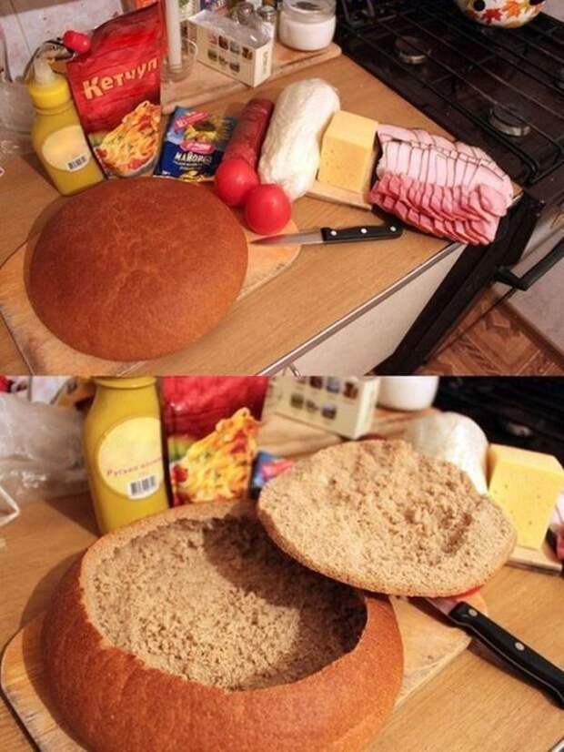 Те, кто режут хлеб ломтиками, увидев эту идею, больше никогда так не делают! Необычно, но классно!