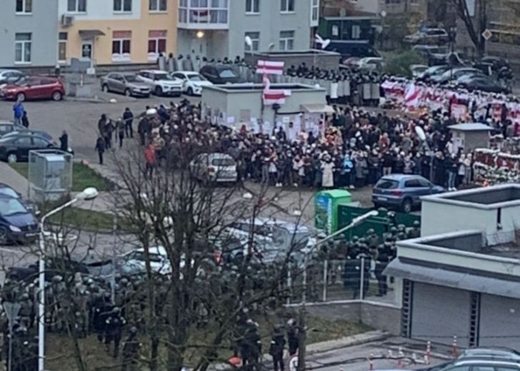 Протесты в Минске. 15.11.2020
