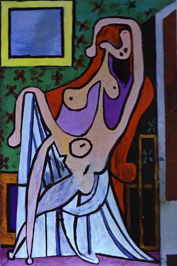 Пабло Пикассо. Обнаженная в кресле. 1929 год